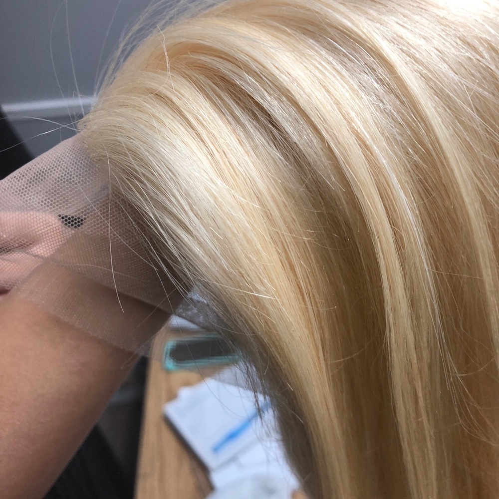 Human Blonde frontal lace Wig